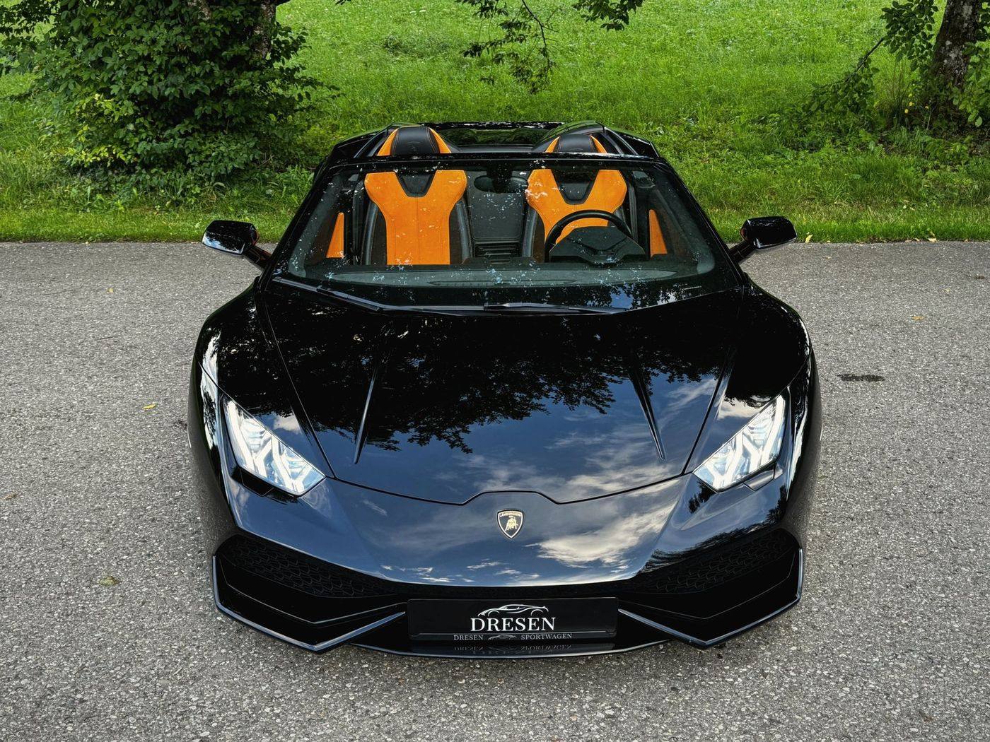 Lamborghini Huracán Spyder in Schwarz